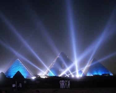 Sound and Light show at the Pyramids
